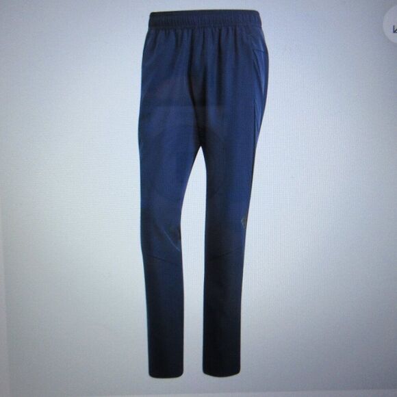 ADIDAS Mens Woven Pants Sz M Ink Dk Navy Blue Athletic Gym Workout Training NWT - Picture 4 of 12